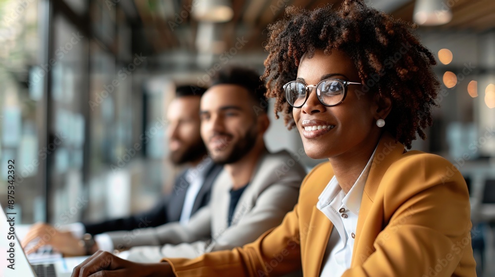 A diverse professional team analyzing financial data on a large screen in a modern office, with bar graphs, pie charts, and financial reports. A diverse professional team analyzing financial data on a large screen in a modern office, with bar graphs, pie charts, and financial reports.