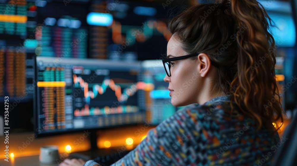 A trader managing forex, crypto, and options in a modern office, dual monitors showing charts, indicators, trading software, surrounded by financial reports and analysis tools.
A trader managing forex, crypto, and options in a modern office, dual monitors showing charts, indicators, trading software, surrounded by financial reports and analysis tools.