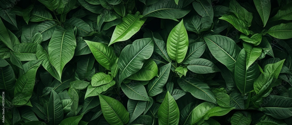 Foliage Material Structure Background - Generative AI