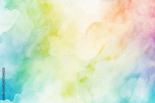 Abstract colorful painted Watercolor Background. Generative ai
