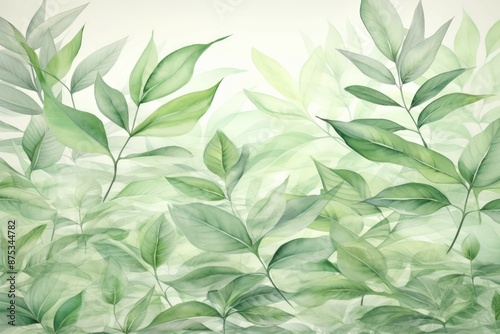 Foliage Material Structure Background - Generative AI