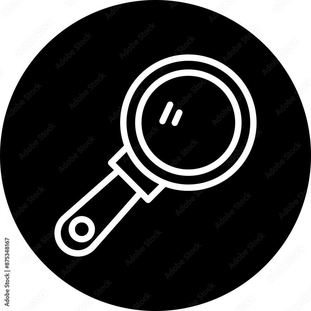 Search Vector Line White Circle Black Search Vector Line White Circle Black