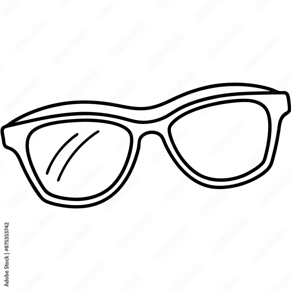 sunglasses outline coloring book page line art illustration digital drawing sunglasses outline coloring book page line art illustration digital drawing