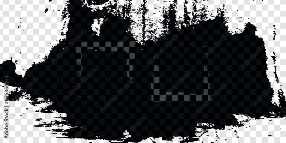 Fototapeta premium halftone dot pattern background vector, a set of four different abstract dots patterns, a black and white drawing gradient dots effect, grunge effect with round circle dote texture