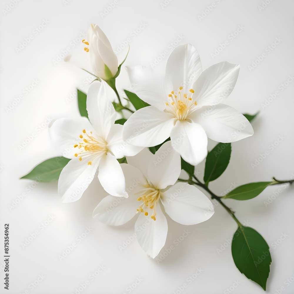jasmine white flower isolated on white background
jasmine white flower isolated on white background