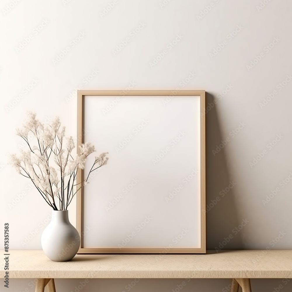 room with a picture frame room with a picture frame