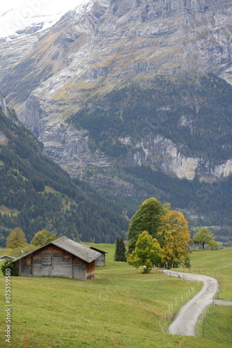 swiss mountain landscape