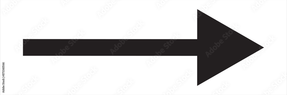 Black arrow icon vector, Long arrow icon. long arrow pointing left way . Black arrow icon vector, Long arrow icon. long arrow pointing left way .
