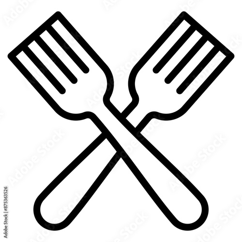 Fork  Icon Element For Design