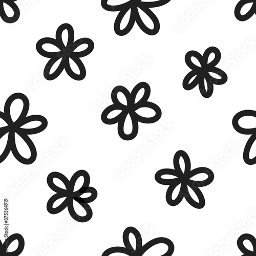 seamless floral pattern background fabric fashion design print wrapping paper  © Ekaterina