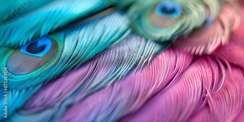 Vibrant Peacock-Inspired Wallpaper Design for Mobile and Computer. Concept Peacock Inspirations, Mobile Wallpaper, Computer Wallpaper, Vibrant Designs photo