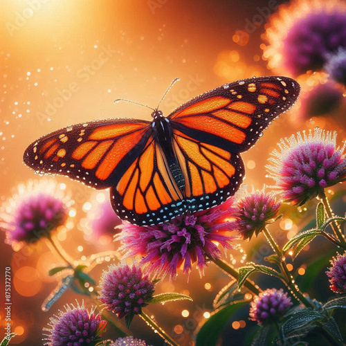 Monarch, Beautiful Butterfly Photography, Beautiful butterfly on flower, Macro Photography, Beautiful Nature