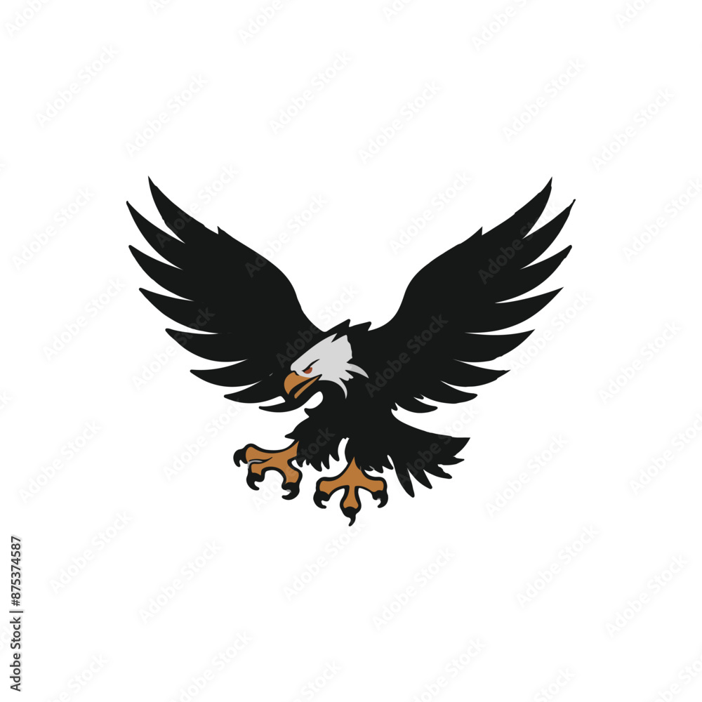 eagle silhouette vector illustration eagle silhouette vector illustration