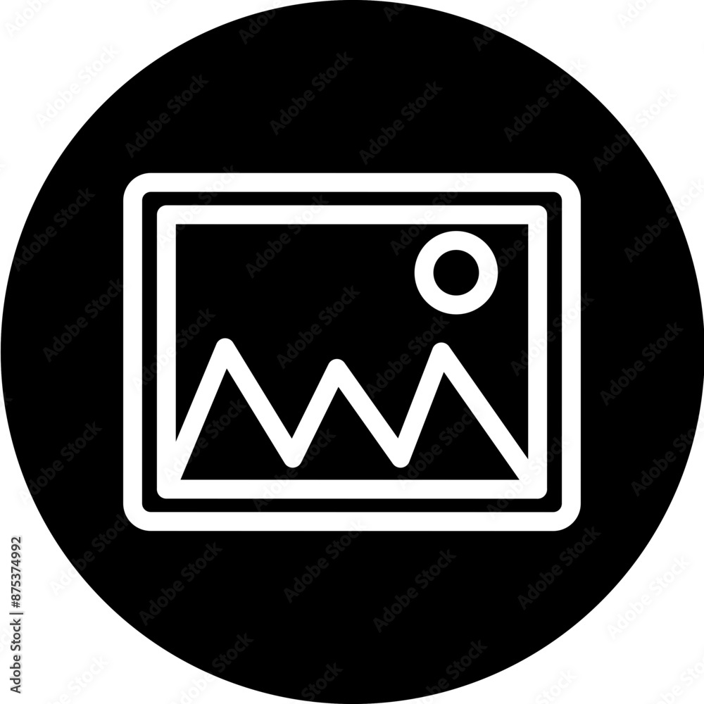 image Vector Line White Circle Black image Vector Line White Circle Black