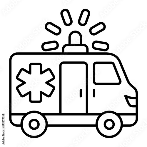 Ambulance Car Icon