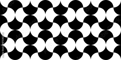 Seamless abstract geometric pattern. Vector Illustration.
