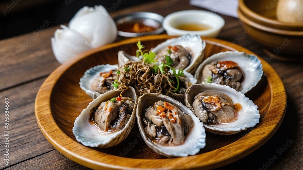 balut fertilized duck embryo boiled and eaten in the served aesthetically in a wooden plate and table balut fertilized duck embryo boiled and eaten in the served aesthetically in a wooden plate and table