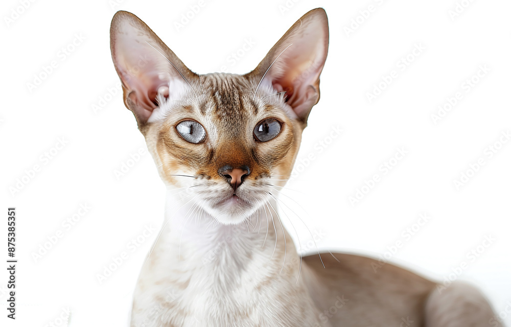 Fototapeta premium Oriental shorthair cat portrait