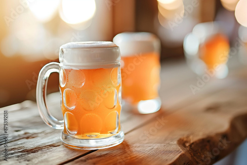 Bavarian beer stein with a ...