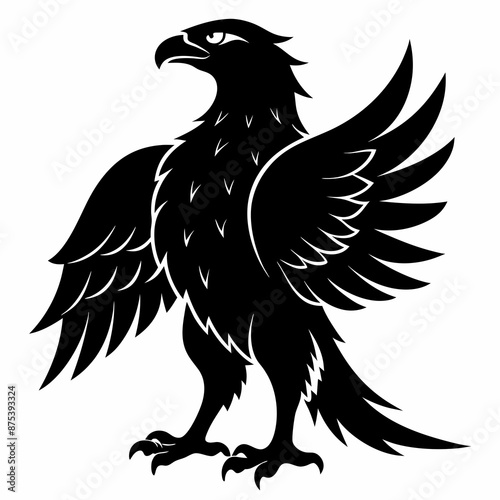 Eagle black silhouette