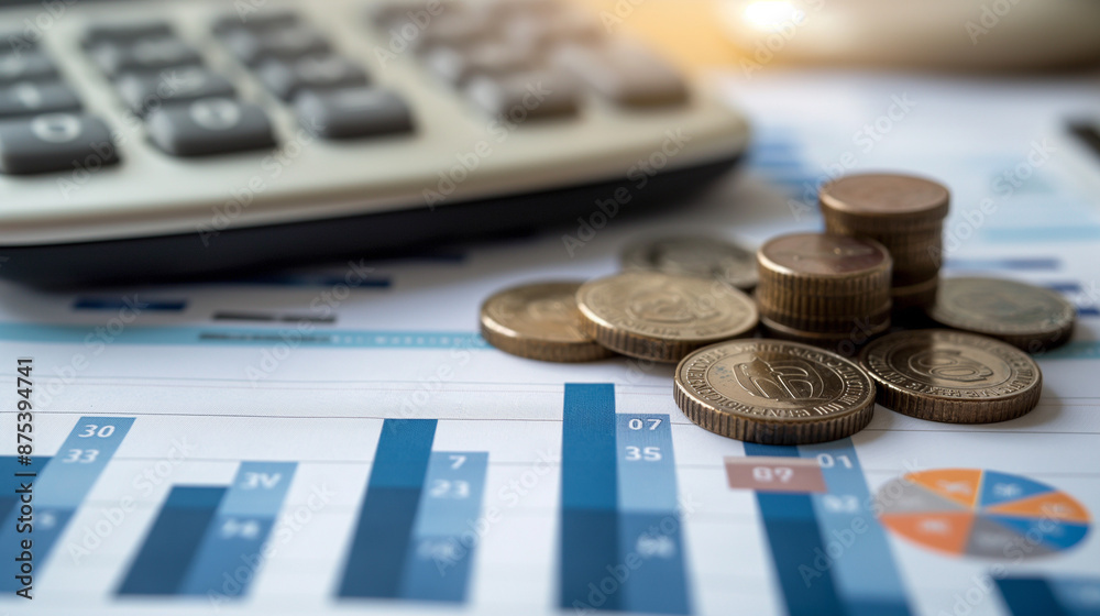 Budget and financial planning concept. Calculate company income and expenses. Corporate finance and annual strategic plan. invest money, business and finance, capital fundraising, loan credit Budget and financial planning concept. Calculate company income and expenses. Corporate finance and annual strategic plan. invest money, business and finance, capital fundraising, loan credit