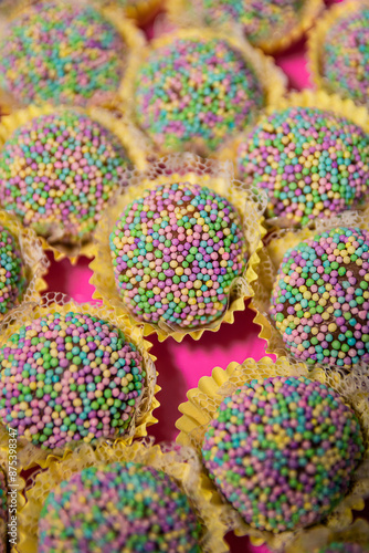 Colorful sweet, birthday party food