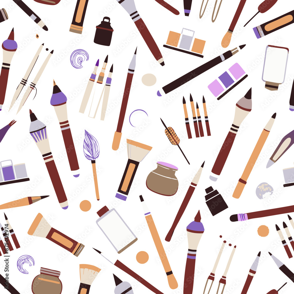 make up brushes, pattern with cosmetics, background with cosmetics. Explore Stylish Makeup Brushes and Creative Patterns: Cosmetic Designs for Beauty Enthusiasts make up brushes, pattern with cosmetics, background with cosmetics. Explore Stylish Makeup Brushes and Creative Patterns: Cosmetic Designs for Beauty Enthusiasts