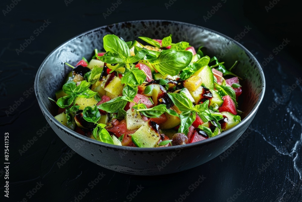 Light and Refreshing Balsamic Melon Salad Recipe Light and Refreshing Balsamic Melon Salad Recipe