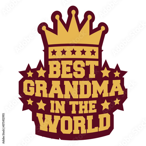 Best Grandma In The World I Love Heart First Time Granny Number One