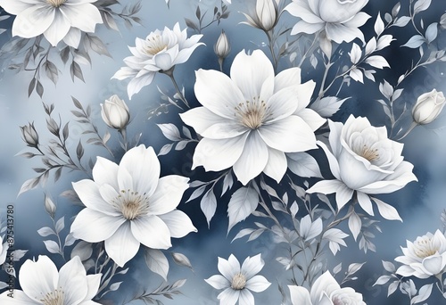 Elegant flowers design pattern