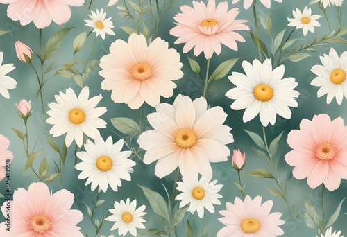 Elegant flowers design pattern