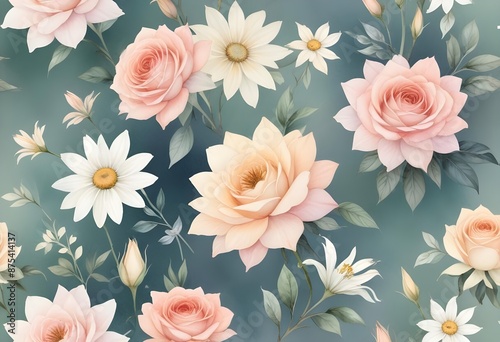 Elegant flowers design pattern