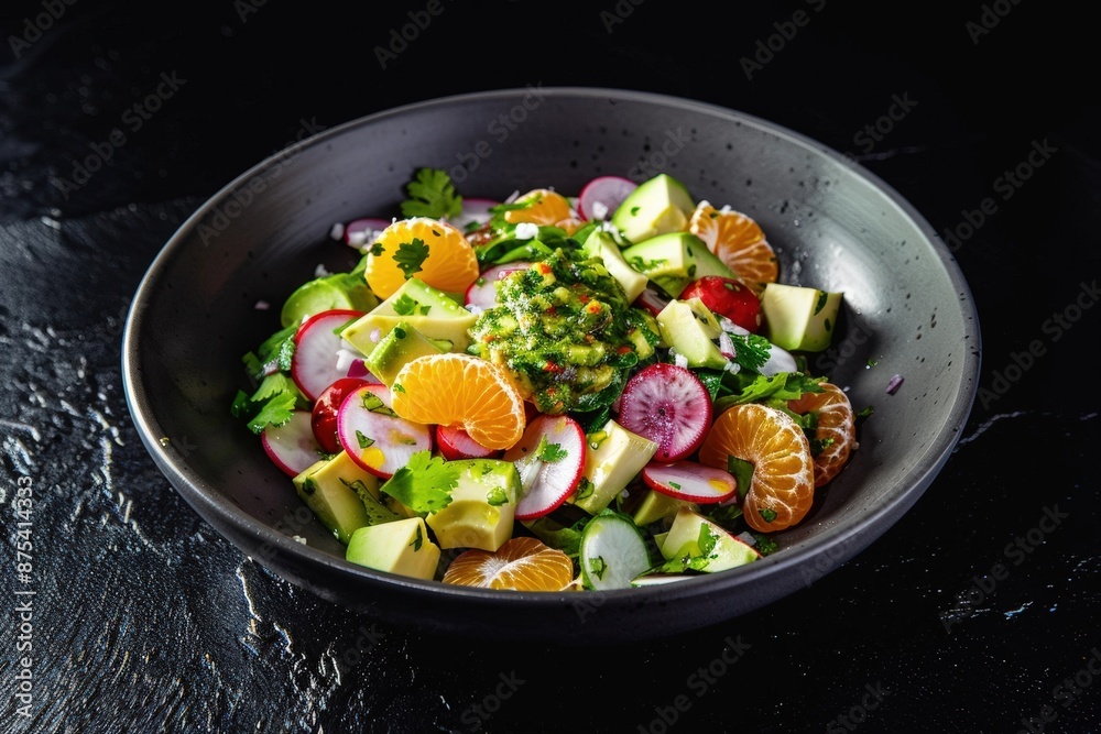 Fresh Cara Cara Orange and Avocado Salad with Succulent Chimichurri Fresh Cara Cara Orange and Avocado Salad with Succulent Chimichurri