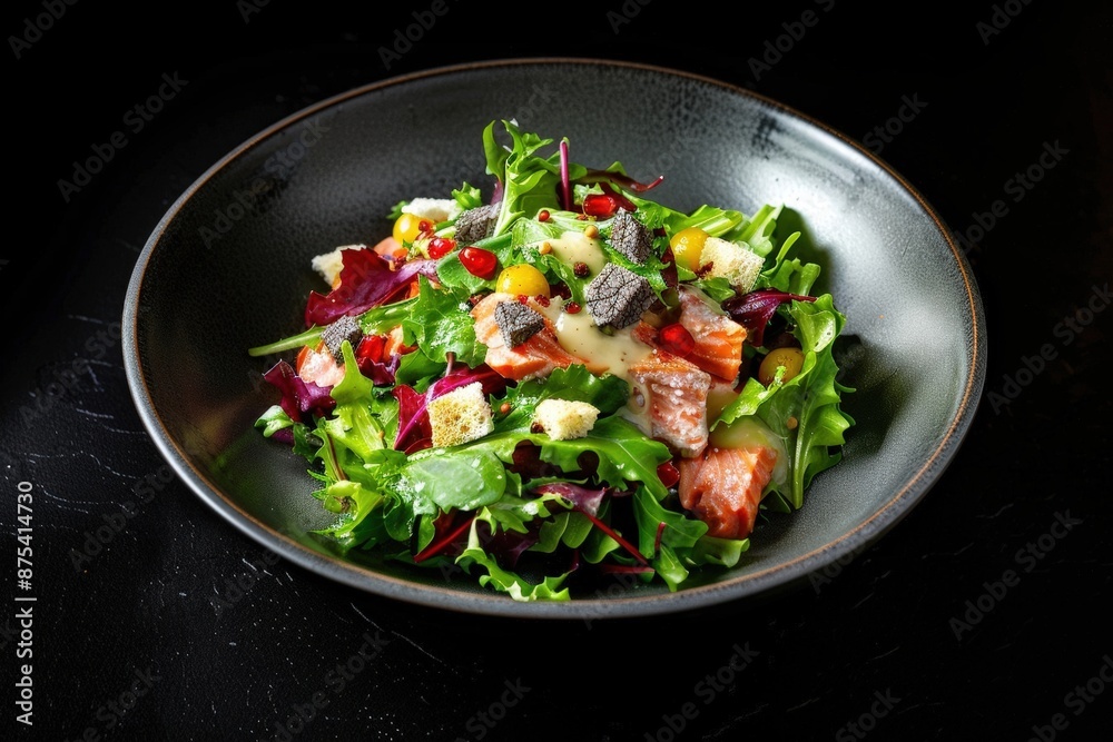 Meyer Lemon Vinaigrette Smoked Salmon Caesar Delight Meyer Lemon Vinaigrette Smoked Salmon Caesar Delight