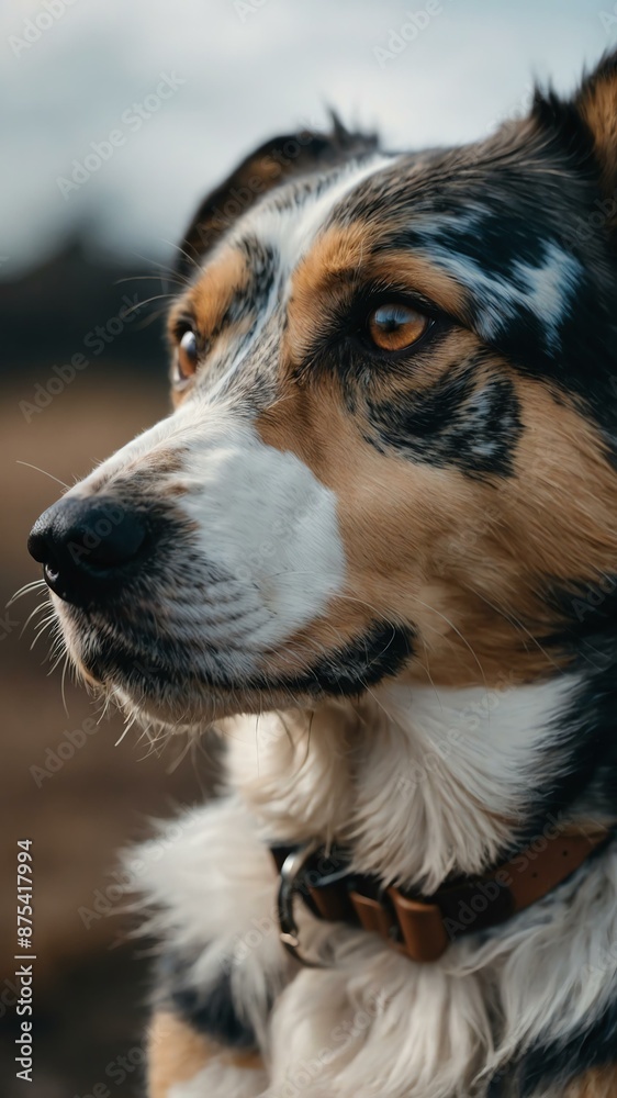 aesthetic image of a blue tan and white tricolor dog c background aesthetic image of a blue tan and white tricolor dog c background