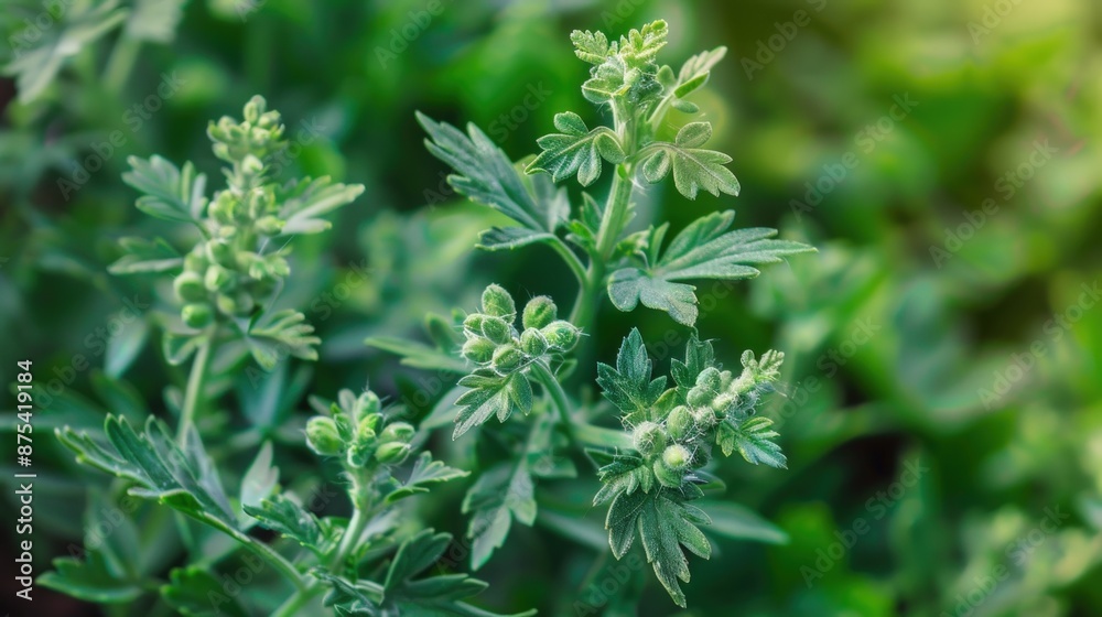 A bunch of green plants with leaves that are pointed and thin. Generate AI image A bunch of green plants with leaves that are pointed and thin. Generate AI image