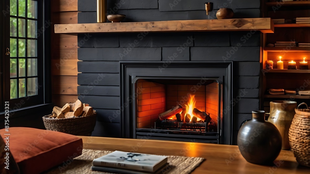 Fireplace in living room. Snuggle Territory. Fireplace in living room. Snuggle Territory.