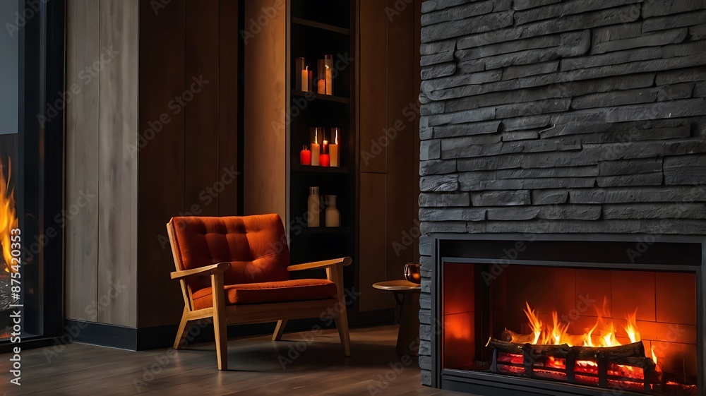 Fireplace in living room. Snuggle Territory. Fireplace in living room. Snuggle Territory.