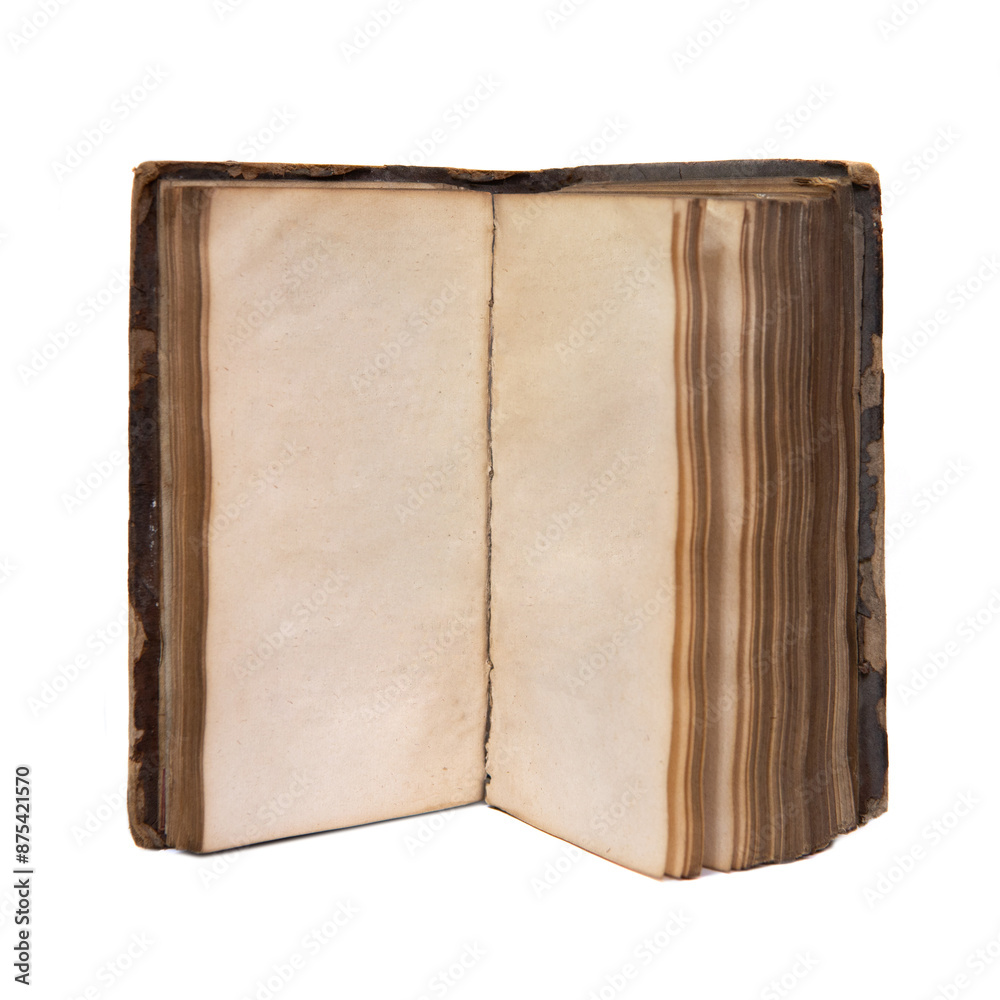 Naklejka premium Vintage book isolated on white
