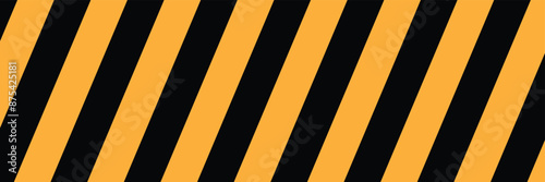 Warning yellow black diagonal stripes line. Safety stripe warning caution hazard danger road vector sign symbol for road alert in eps 10.