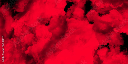 Dark red textured marble abstract background. Photo can be used for the concept of Halloween and galaxy space background. Abstract image of red smoke or fog in black background.  