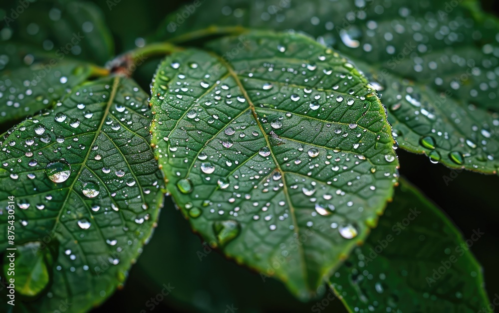 water drops on leaf water drops on leaf