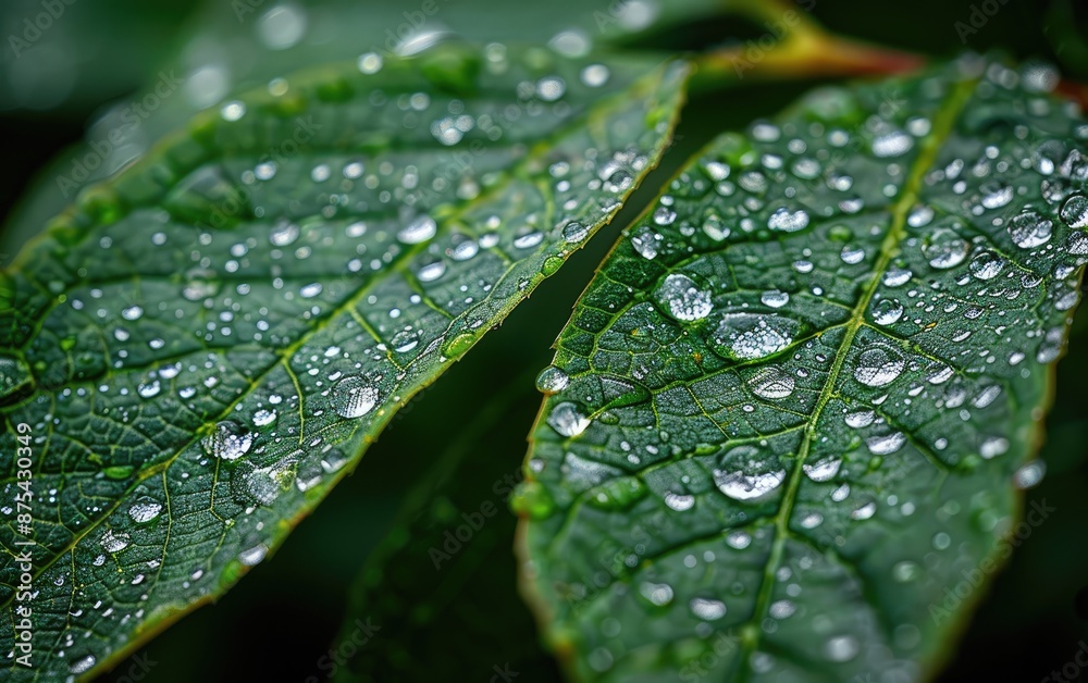 water drops on leaf water drops on leaf