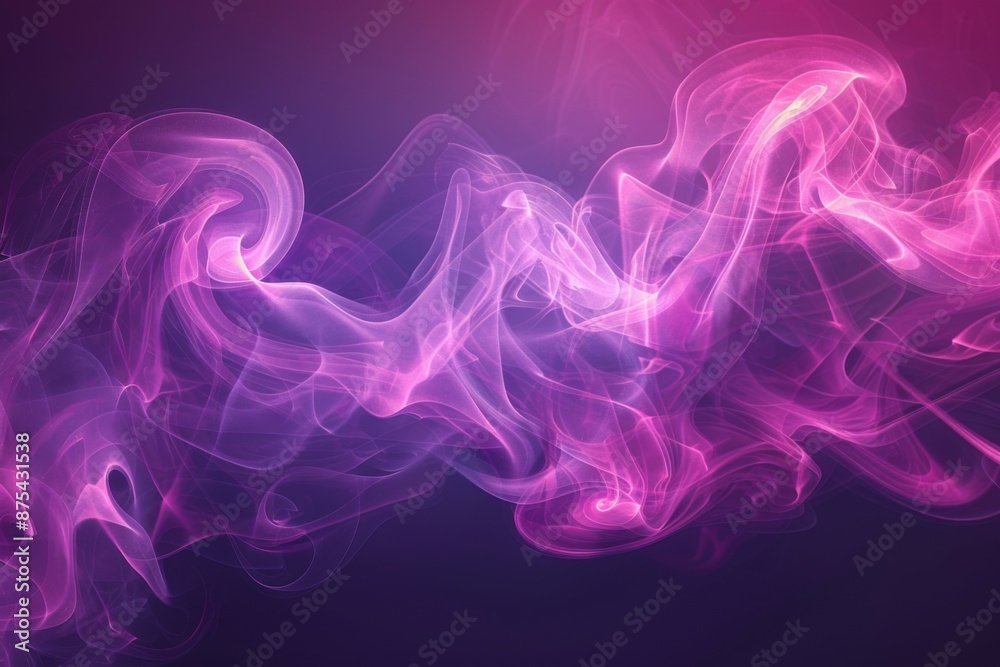 Purple and Pink Abstract Smoke Art Purple and Pink Abstract Smoke Art