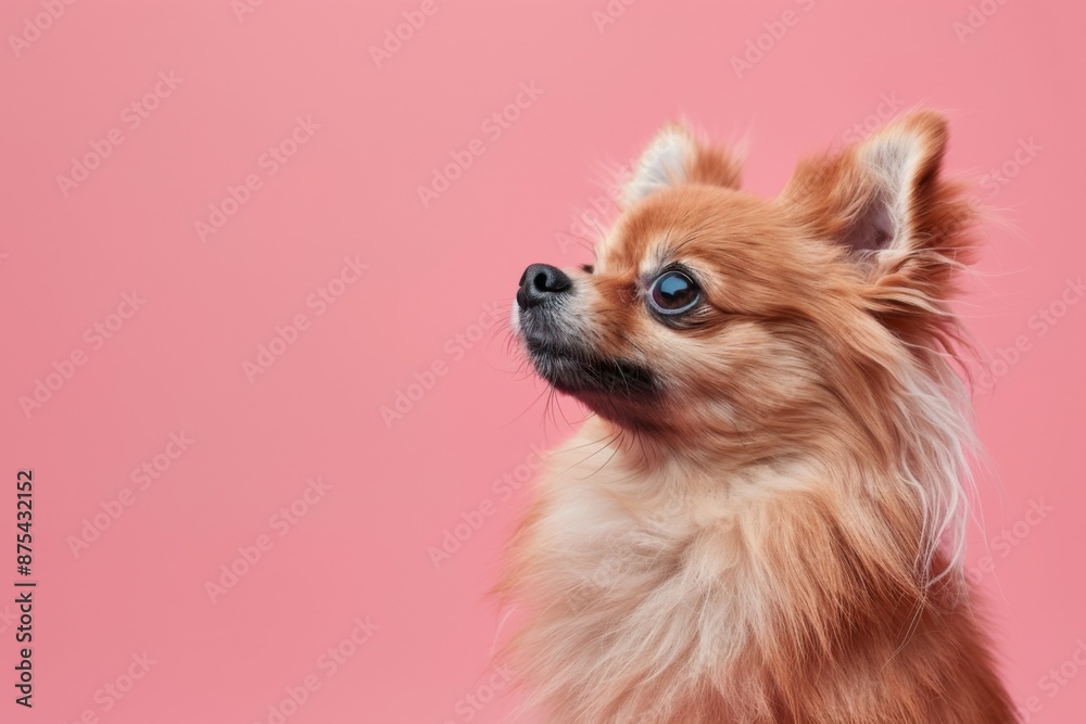 Pomeranian Dog Portrait