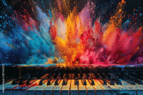 Explosive Symphony of Colors