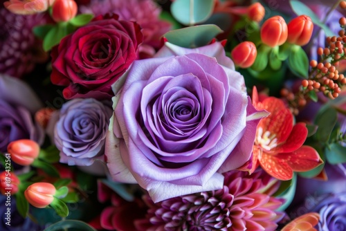 Floral Bouquet Close-Up