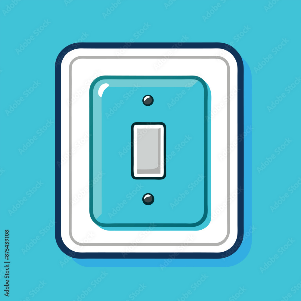 Illustrator vector form of isolated switches on a white backdrop. Illustrator vector form of isolated switches on a white backdrop.