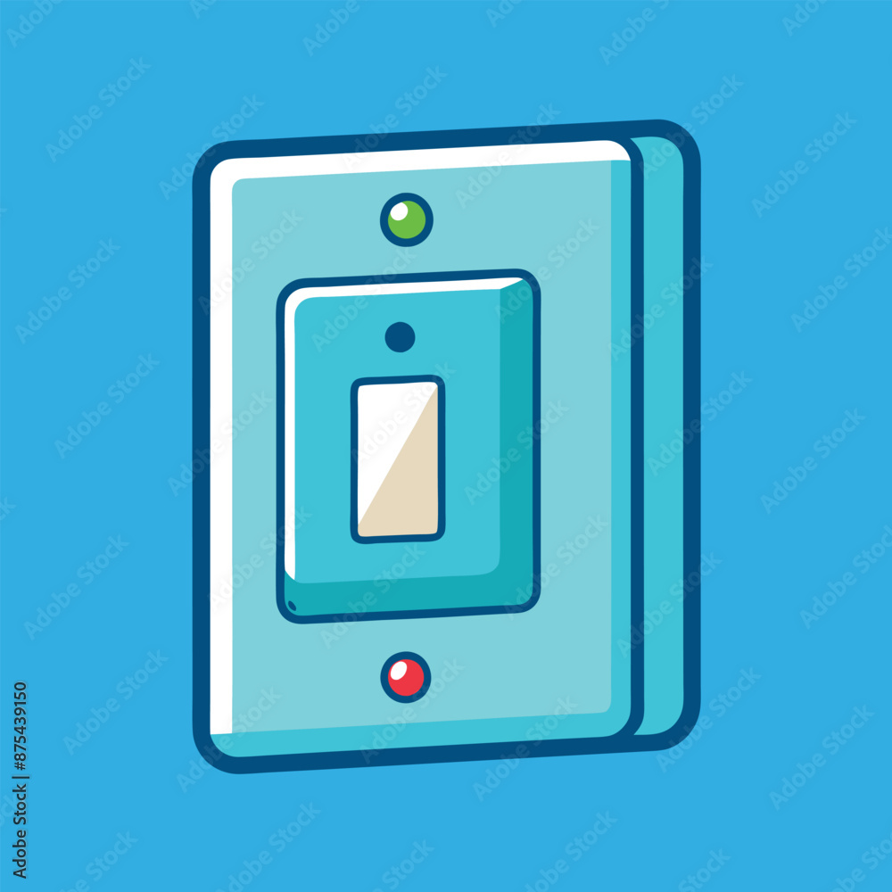 Illustrator vector form of isolated switches on a white backdrop. Illustrator vector form of isolated switches on a white backdrop.