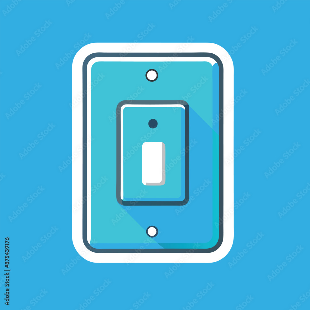 Illustrator vector form of isolated switches on a white backdrop. Illustrator vector form of isolated switches on a white backdrop.